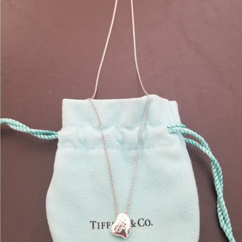 Tiffany & Co. Solid Heart Necklace - Picture 6 of 8